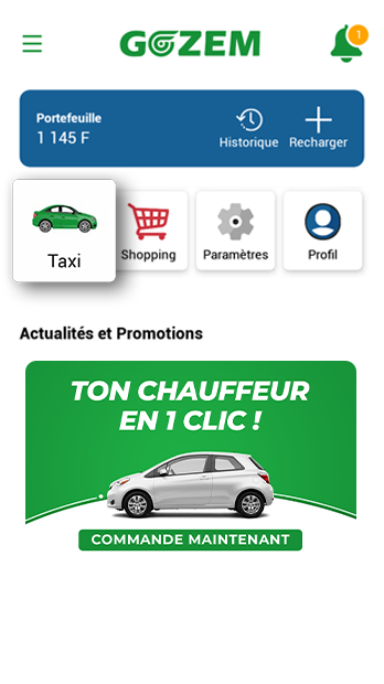 Commandez le véhicule de votre choix