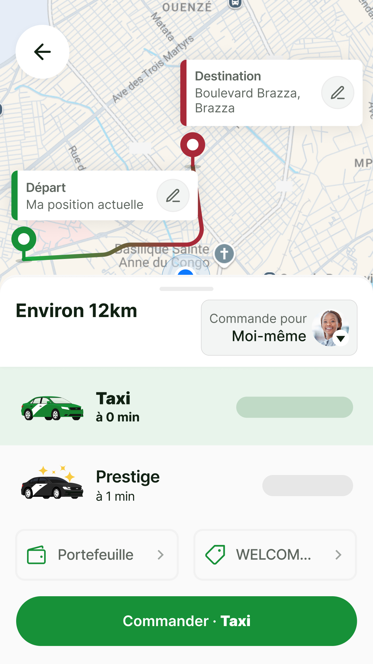 Commandez le véhicule de votre choix